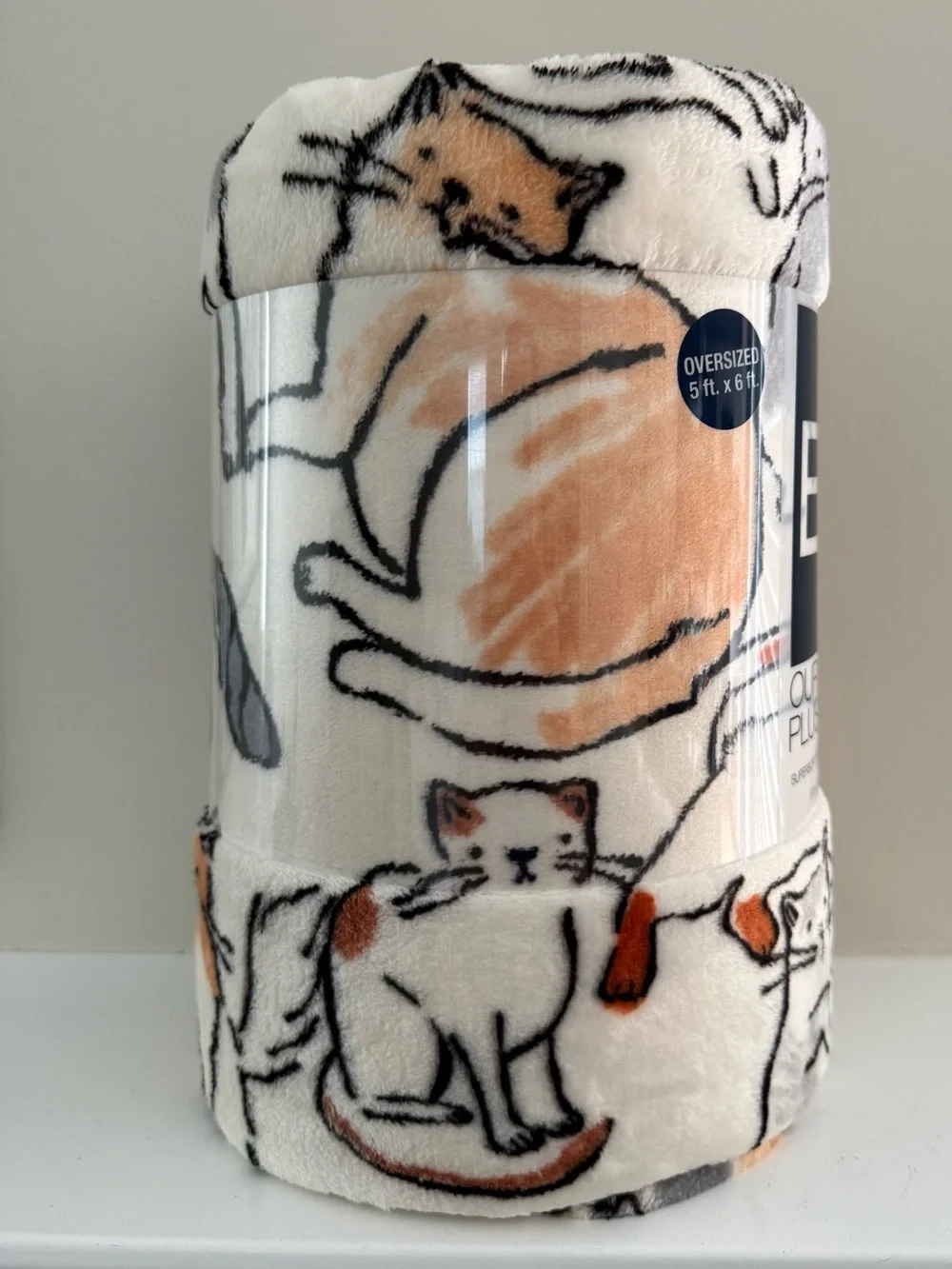 The Big One Blanket Cats Cat Outline Pretty Kitty NEW